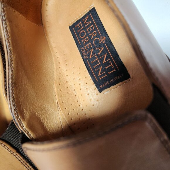 Mercanti Fiorentini Mens Loafers 8.5M Kenya Spray Tan Leather Slip-On Shoes main image 11